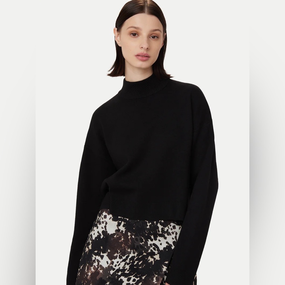 frank & oak mock neck sweater